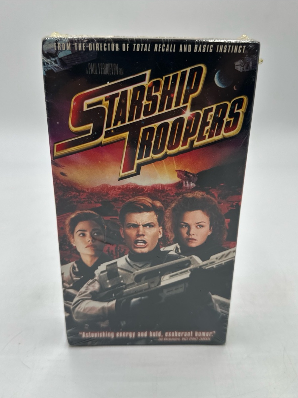 Starship Troopers VHS 1998 New Sealed Watermark Casper Van Dien Denise Richards